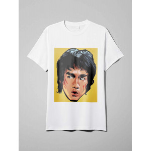 Tricou Bruce Lee portret art